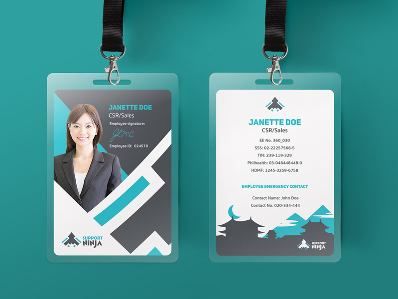 Contoh Desain Id Card